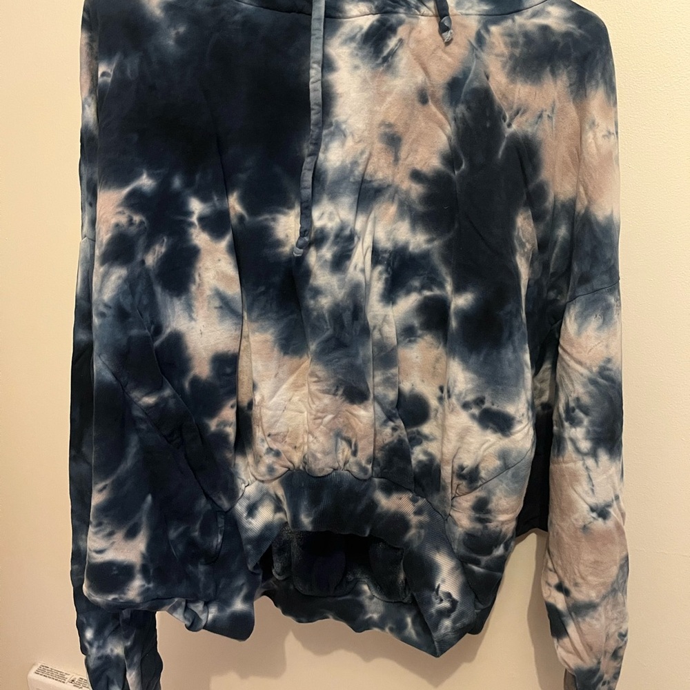 Tie dye cropped sweatshirt